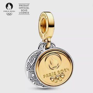 Pandora *France Exclusive Paris 2024 Olympic Games* Double Medallion 763467C00